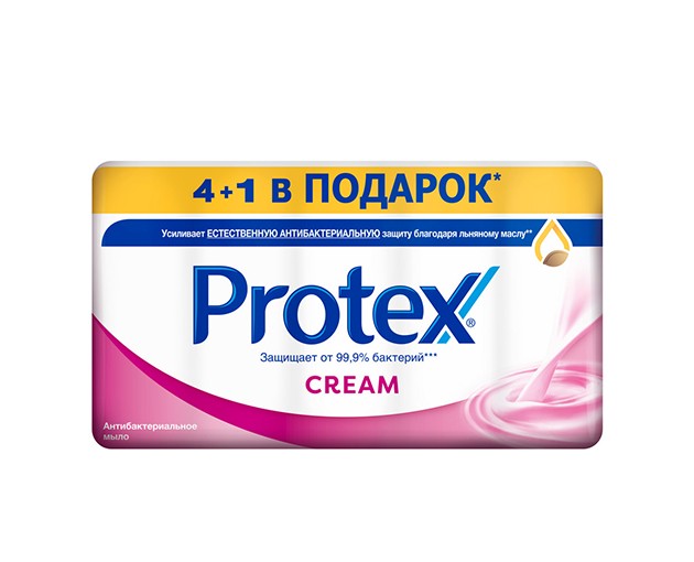 Protex soap antibacterial Cream 4+1